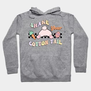 Shake Your Cotton Tail Funny Bunny 2024 Easter Day Hoodie